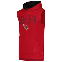 Arizona Cardinals MSX by Michael Strahan Marathon Sleeveless Pullover Hoodie | NFL New