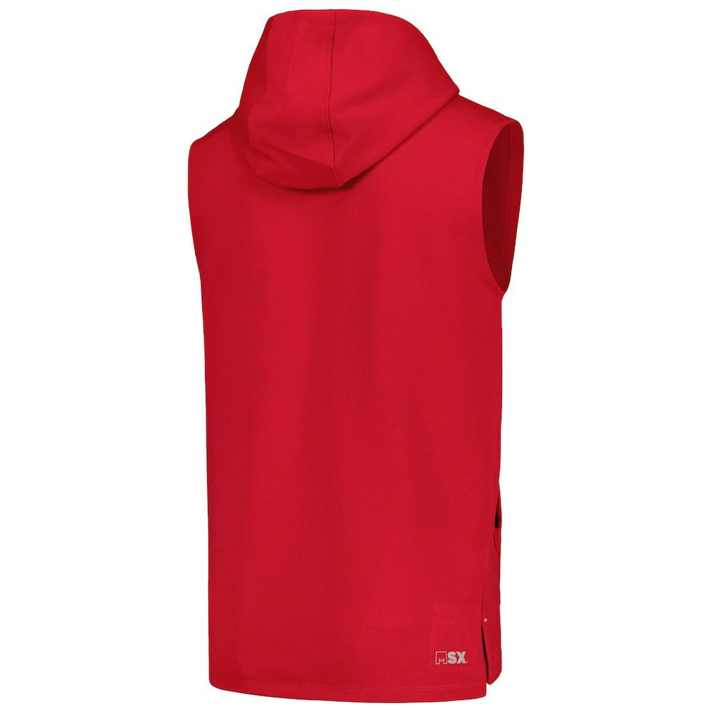 Arizona Cardinals MSX by Michael Strahan Marathon Sleeveless Pullover Hoodie | NFL New