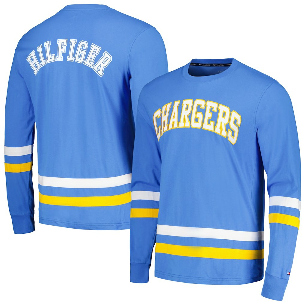 Los Angeles Chargers Tommy Hilfiger Nolan Long Sleeve T-Shirt | NFL Hot