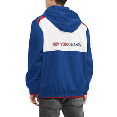 New York Giants Tommy Hilfiger Carter Half-Zip Hooded Top | NFL Discount