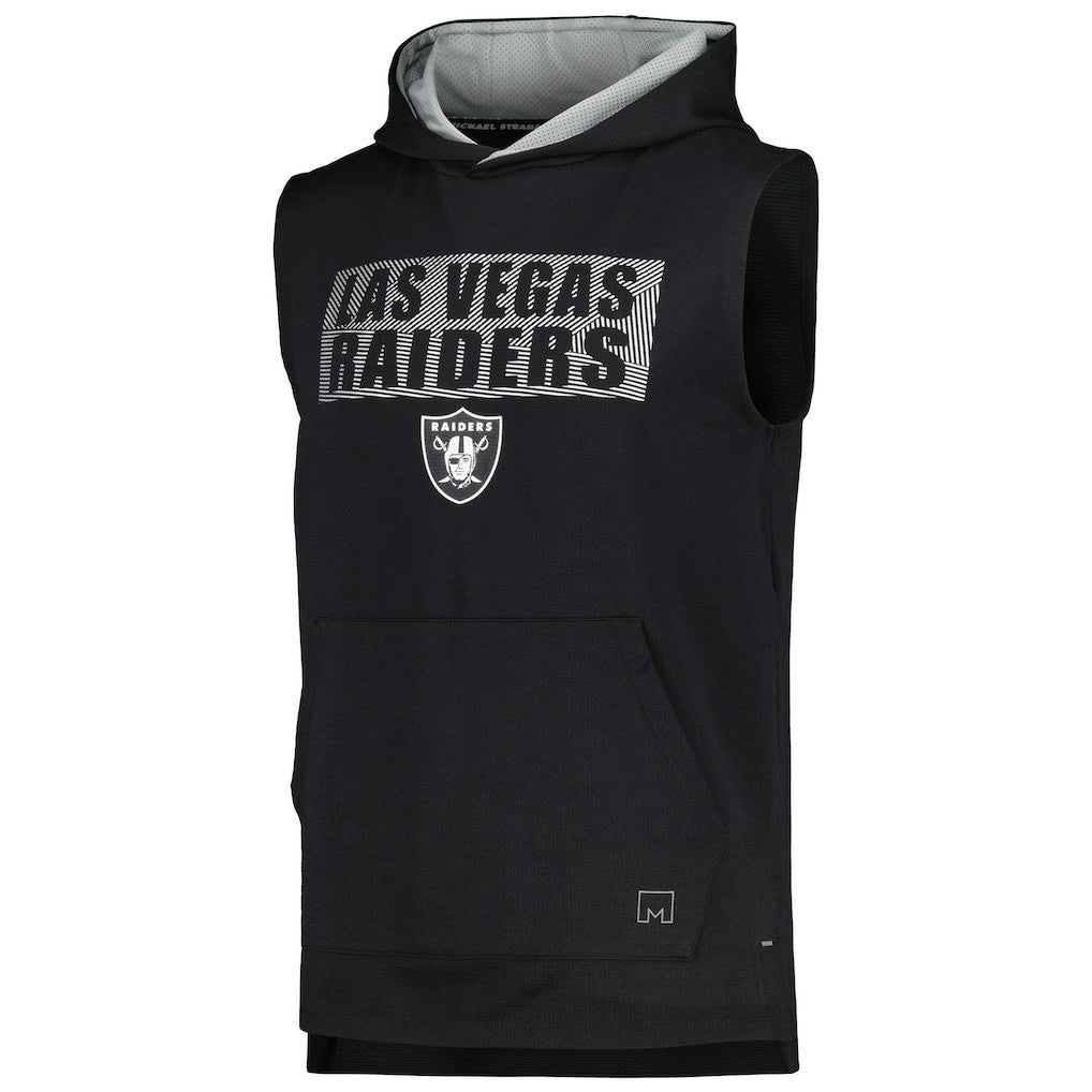 Las Vegas Raiders MSX by Michael Strahan Marathon Sleeveless Pullover Hoodie | NFL Near me