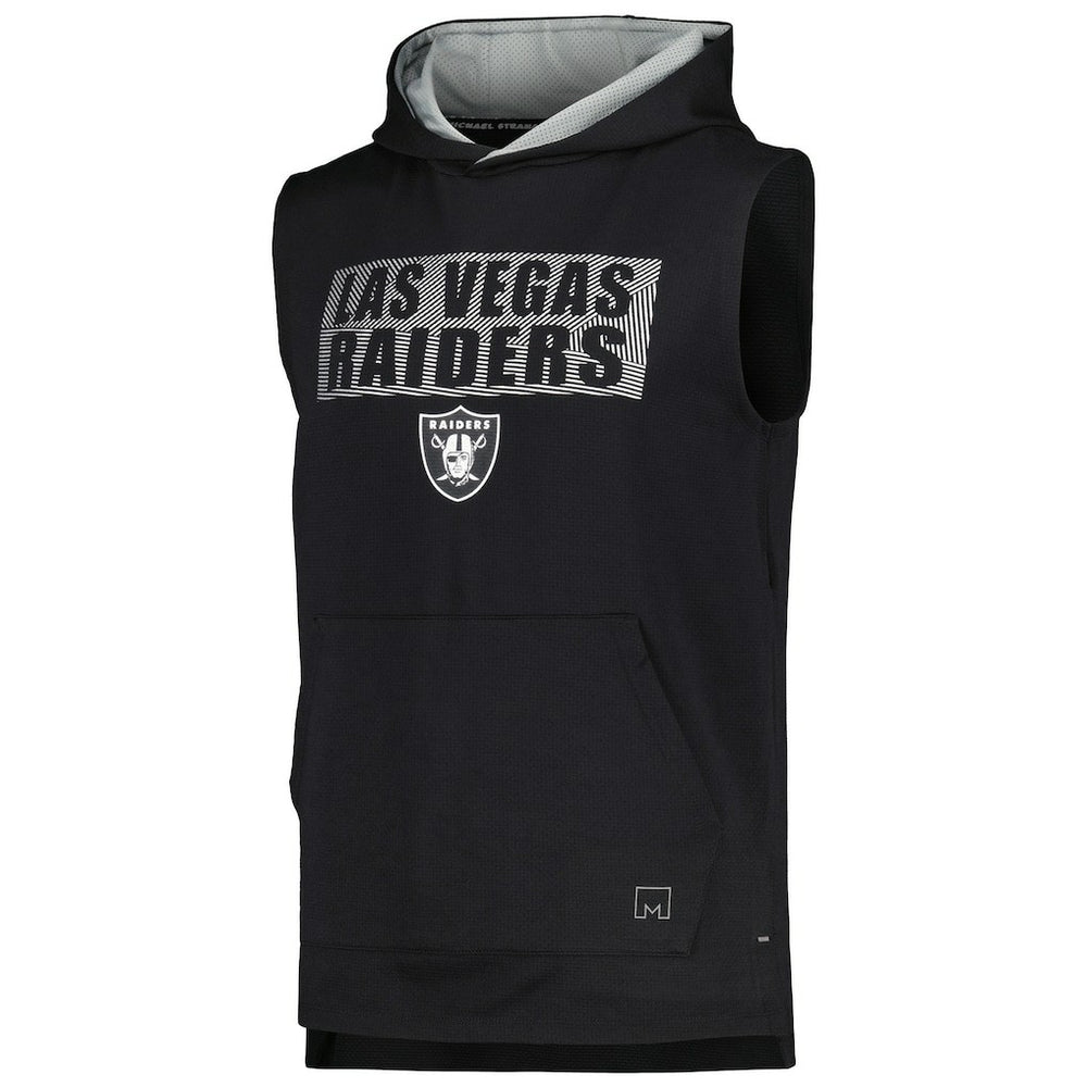Las Vegas Raiders MSX by Michael Strahan Marathon Sleeveless Pullover Hoodie | NFL Near me
