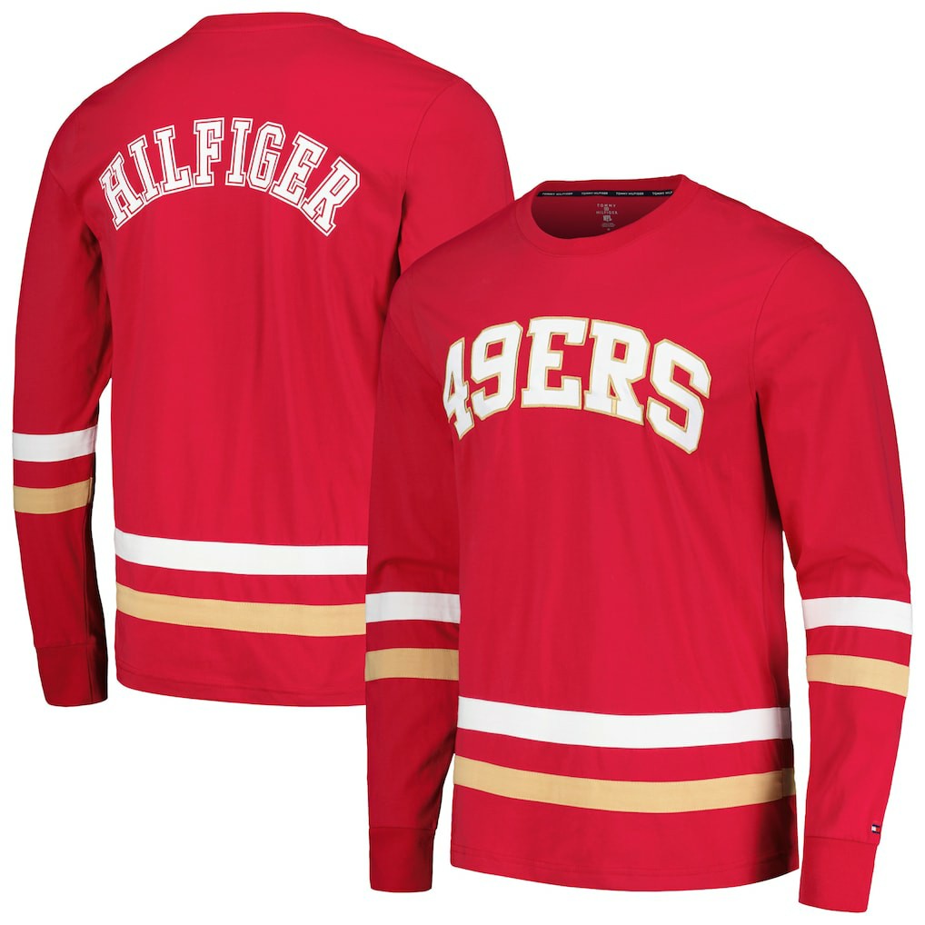 San Francisco 49ers Tommy Hilfiger Nolan Long Sleeve T-Shirt | NFL Outlet