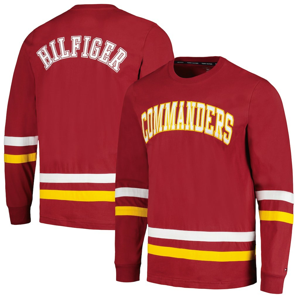 Washington Commanders Tommy Hilfiger Nolan Long Sleeve T-Shirt | NFL Discount