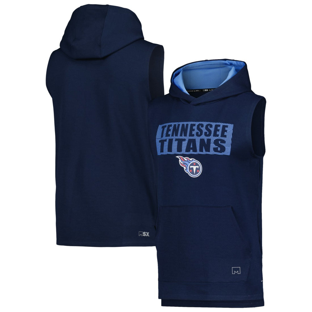 Tennessee Titans MSX by Michael Strahan Marathon Sleeveless Pullover Hoodie | NFL Near me