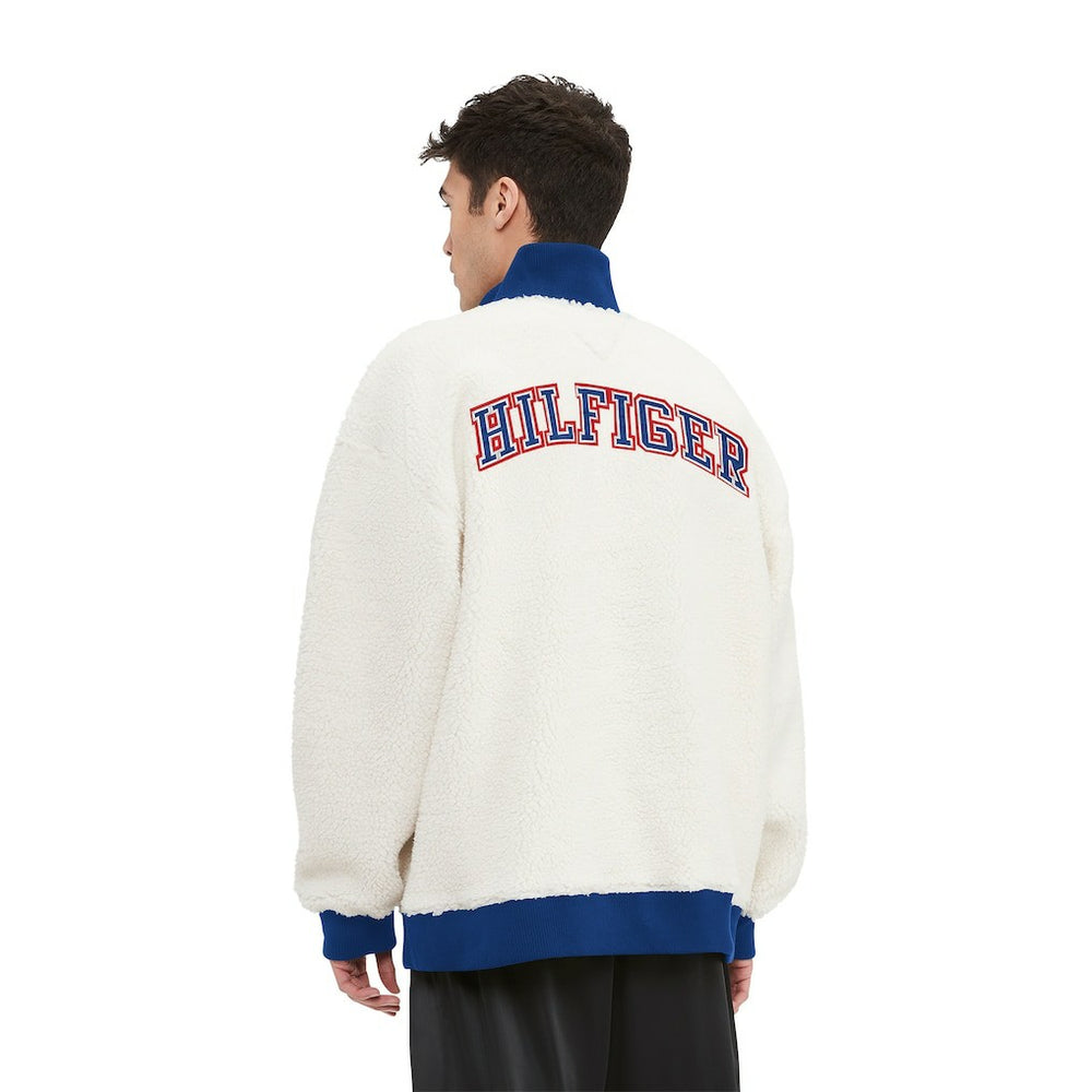 Buffalo Bills Tommy Hilfiger Jordan Sherpa Quarter-Zip Sweatshirt | NFL Outlet