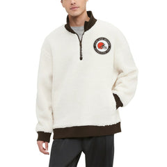Cleveland Browns Tommy Hilfiger Jordan Sherpa Quarter-Zip Sweatshirt | NFL Near me
