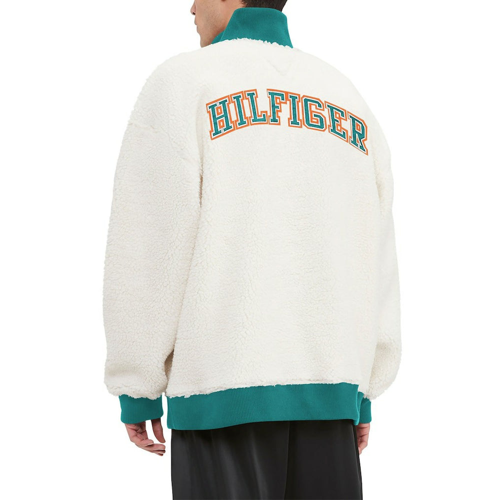 Miami Dolphins Tommy Hilfiger Jordan Sherpa Quarter-Zip Sweatshirt | NFL Hot