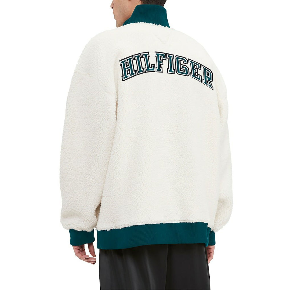 Philadelphia Eagles Tommy Hilfiger Jordan Sherpa Quarter-Zip Sweatshirt | NFL New