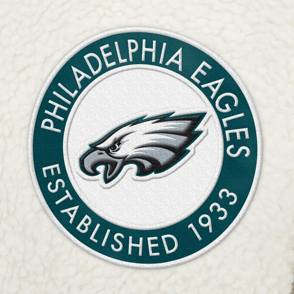 Philadelphia Eagles Tommy Hilfiger Jordan Sherpa Quarter-Zip Sweatshirt | NFL New