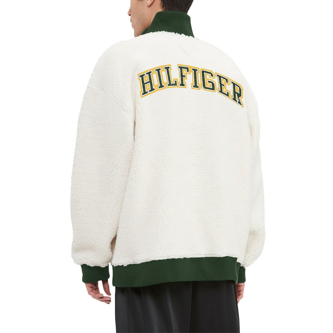 Green Bay Packers Tommy Hilfiger Jordan Sherpa Quarter-Zip Sweatshirt | NFL On sale