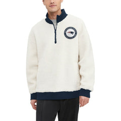 New England Patriots Tommy Hilfiger Jordan Sherpa Quarter-Zip Sweatshirt | NFL On sale
