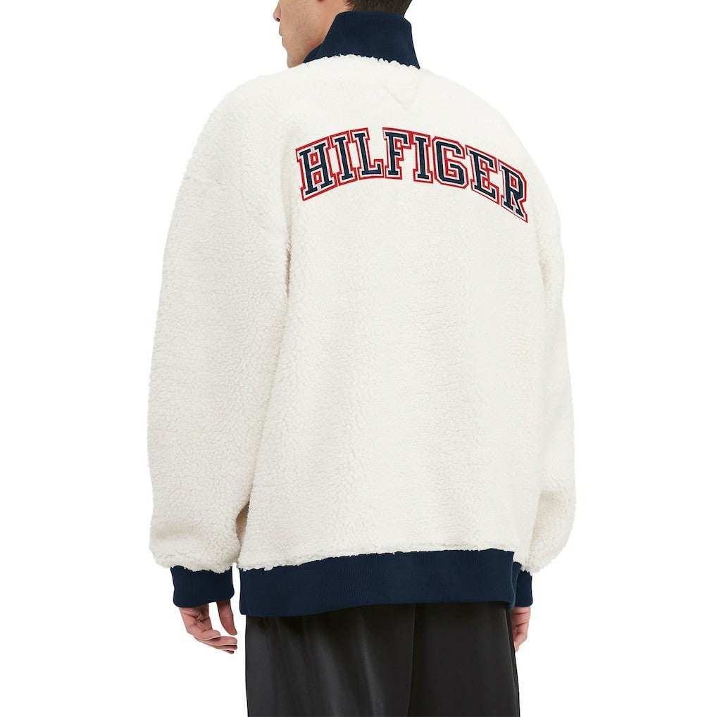 New England Patriots Tommy Hilfiger Jordan Sherpa Quarter-Zip Sweatshirt | NFL On sale