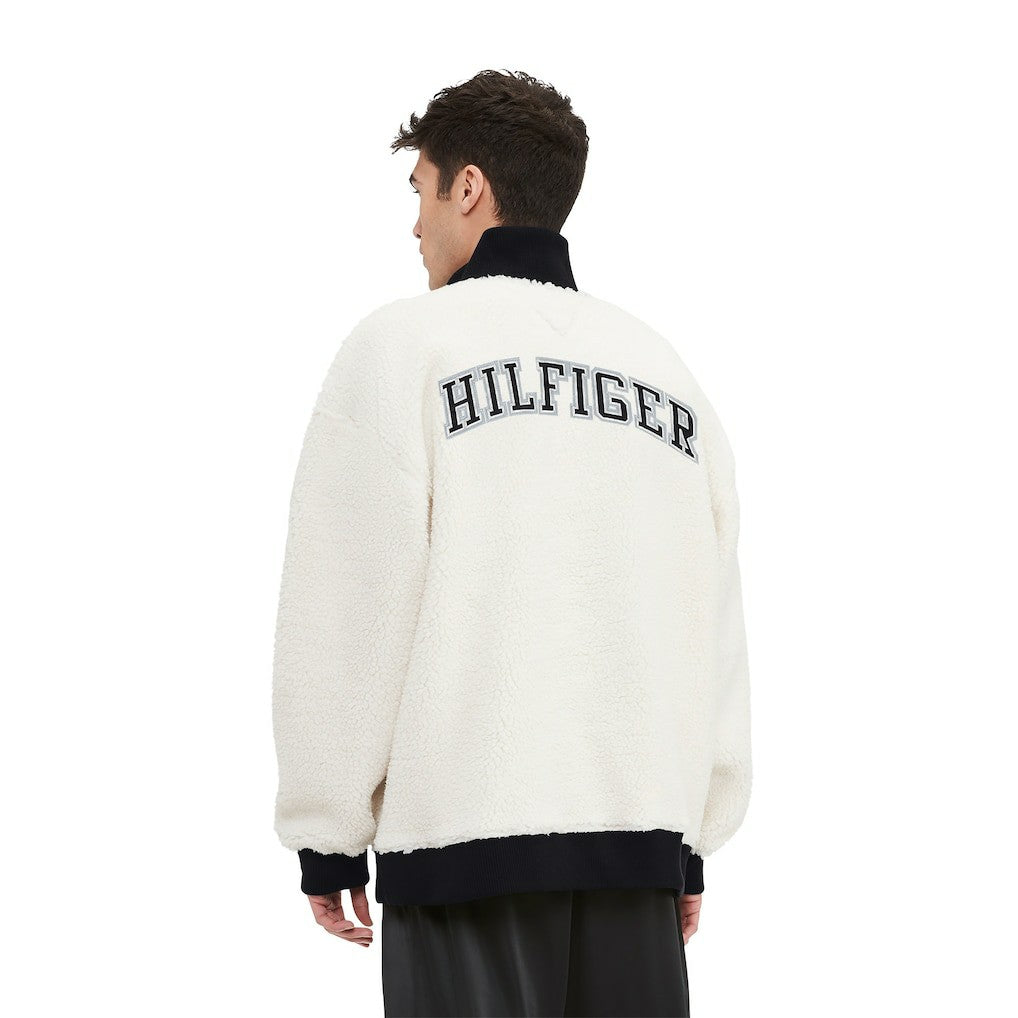 Las Vegas Raiders Tommy Hilfiger Jordan Sherpa Quarter-Zip Sweatshirt | NFL On sale