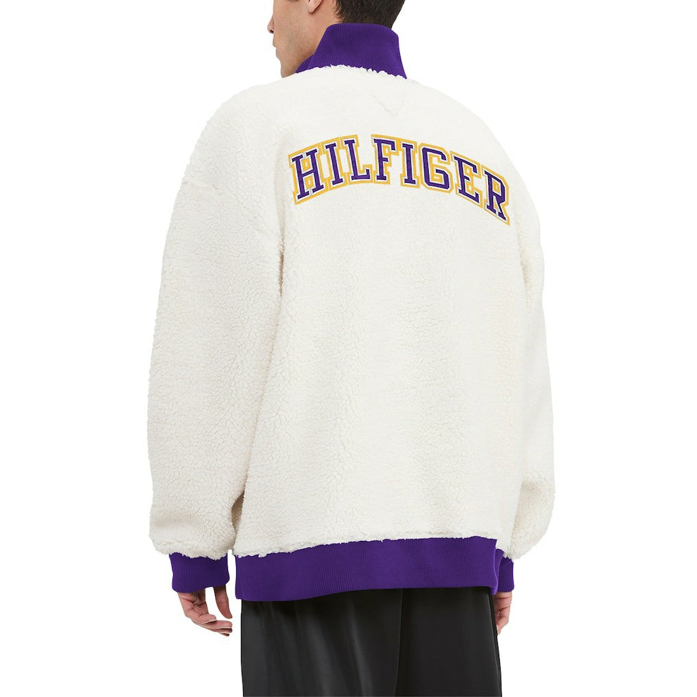 Minnesota Vikings Tommy Hilfiger Jordan Sherpa Quarter-Zip Sweatshirt | NFL Discount