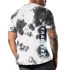 Los Angeles Chargers MSX by Michael Strahan Freestyle Tie-Dye T-Shirt | NFL On sale