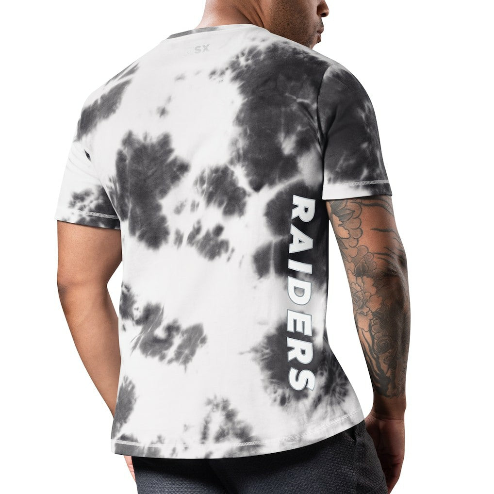 Las Vegas Raiders MSX by Michael Strahan Freestyle Tie-Dye T-Shirt | NFL Discount