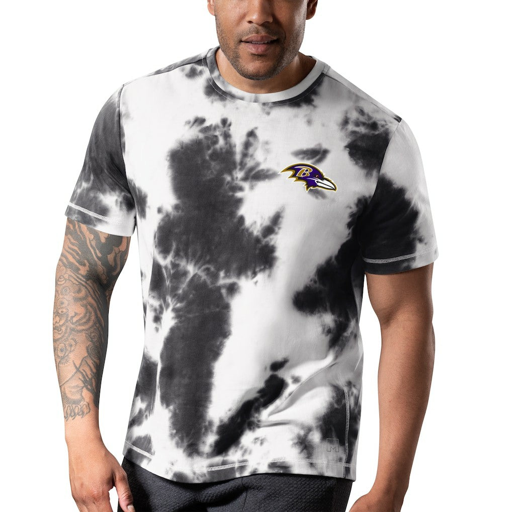 Baltimore Ravens MSX by Michael Strahan Freestyle Tie-Dye T-Shirt | NFL Outlet