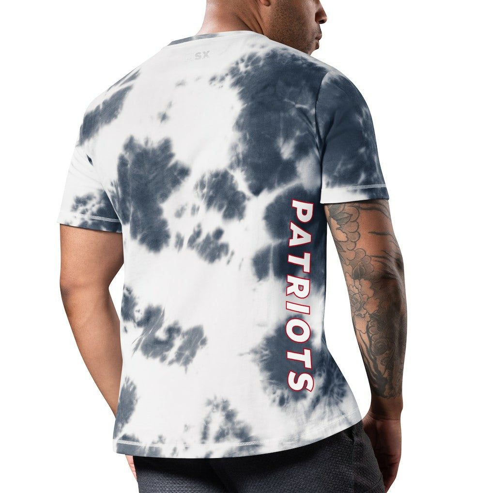 New England Patriots MSX by Michael Strahan Freestyle Tie-Dye T-Shirt | NFL Discount