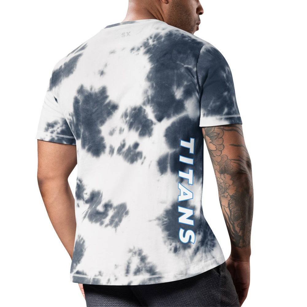 Tennessee Titans MSX by Michael Strahan Freestyle Tie-Dye T-Shirt | NFL Outlet