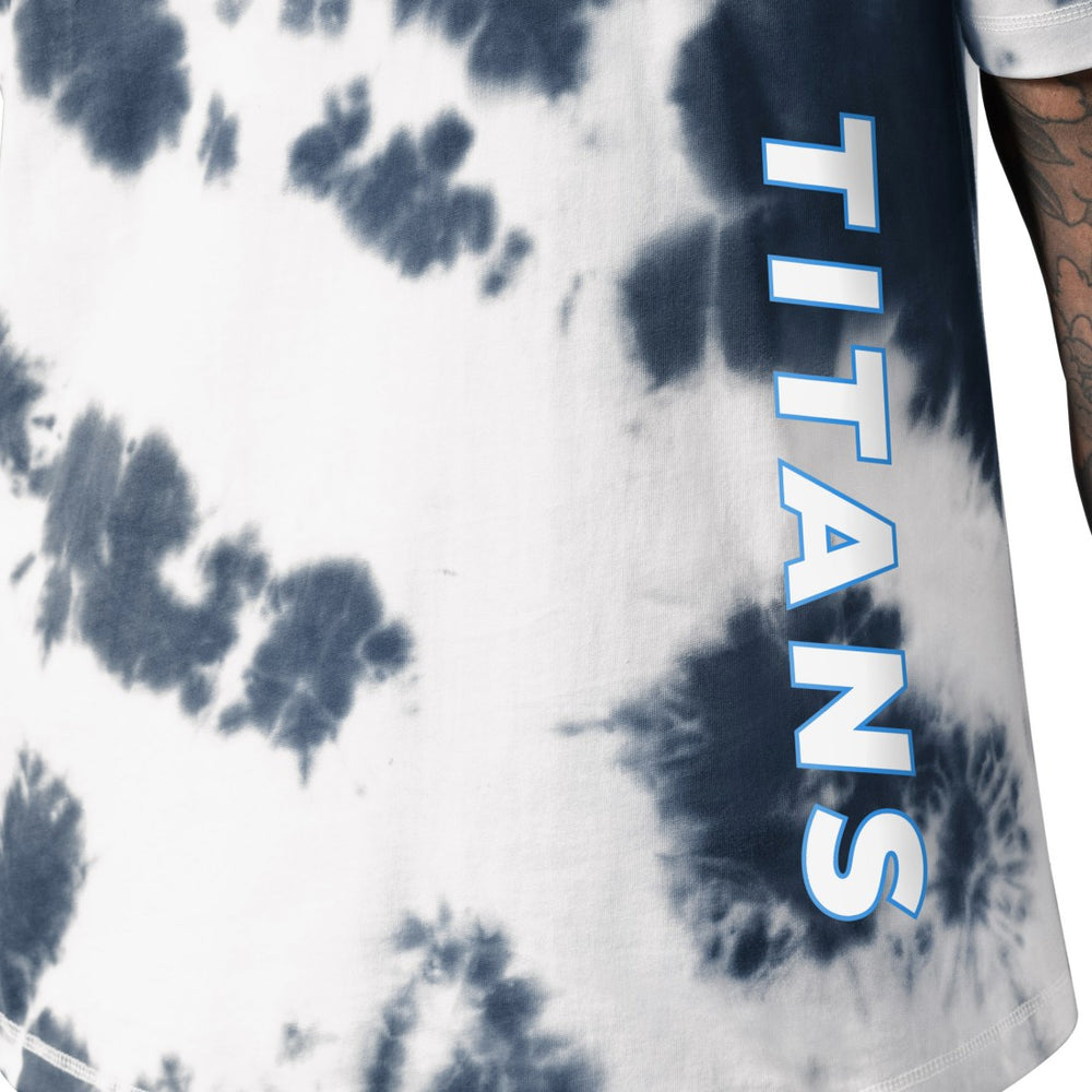 Tennessee Titans MSX by Michael Strahan Freestyle Tie-Dye T-Shirt | NFL Outlet