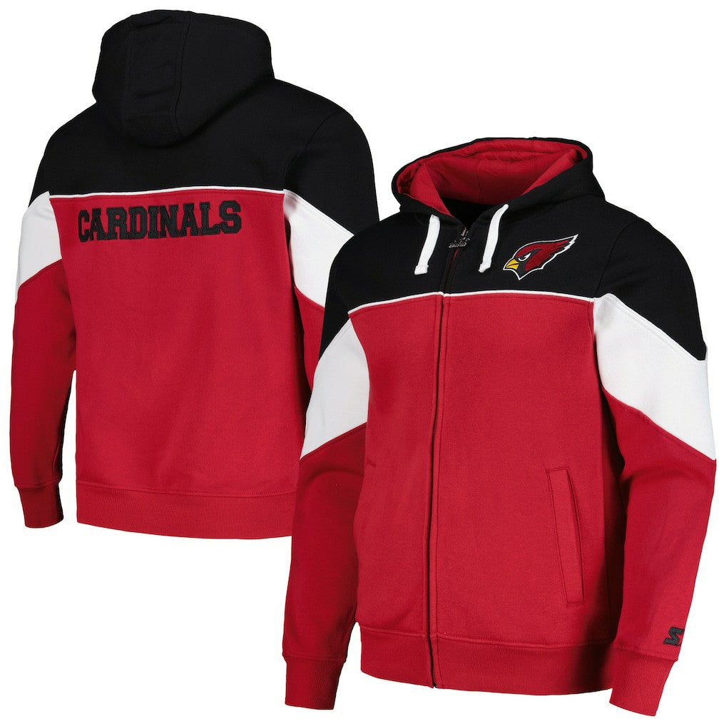 Arizona Cardinals Starter Running Back Full-Zip Hoodie | NFL Discount