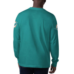 Miami Dolphins Starter Clutch Hit Long Sleeve T-Shirt | NFL Discount