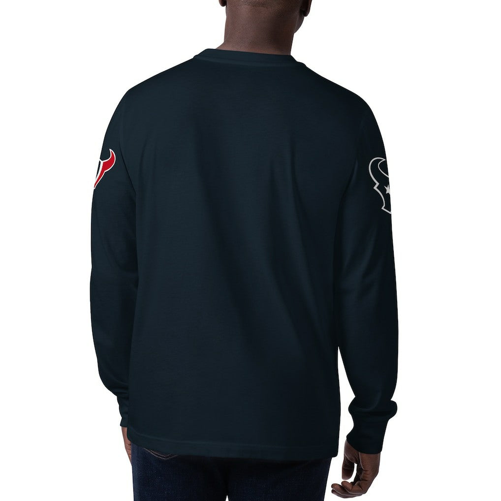 Houston Texans Starter Clutch Hit Long Sleeve T-Shirt | NFL New
