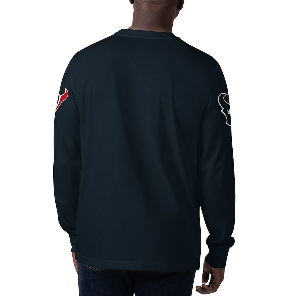Houston Texans Starter Clutch Hit Long Sleeve T-Shirt | NFL New