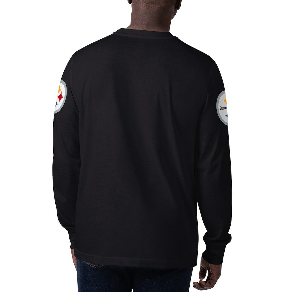 Pittsburgh Steelers Starter Clutch Hit Long Sleeve T-Shirt | NFL On sale