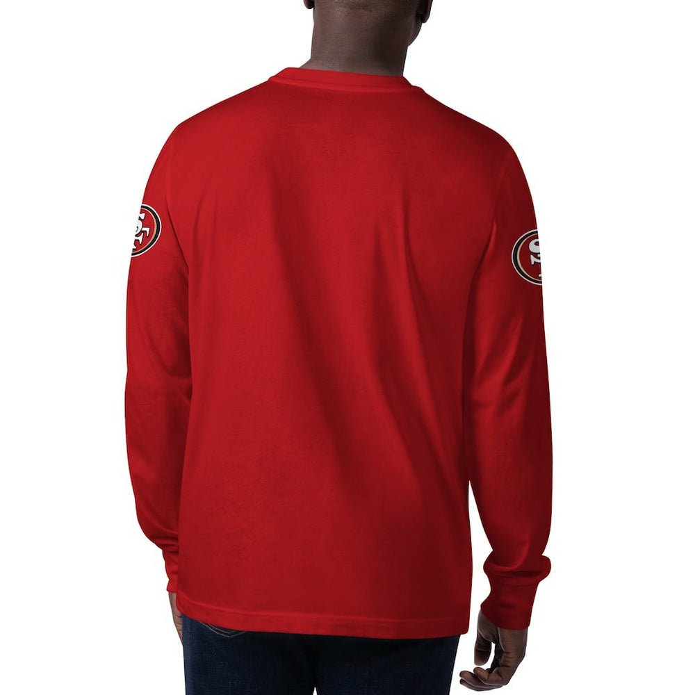 San Francisco 49ers Starter Clutch Hit Long Sleeve T-Shirt | NFL New