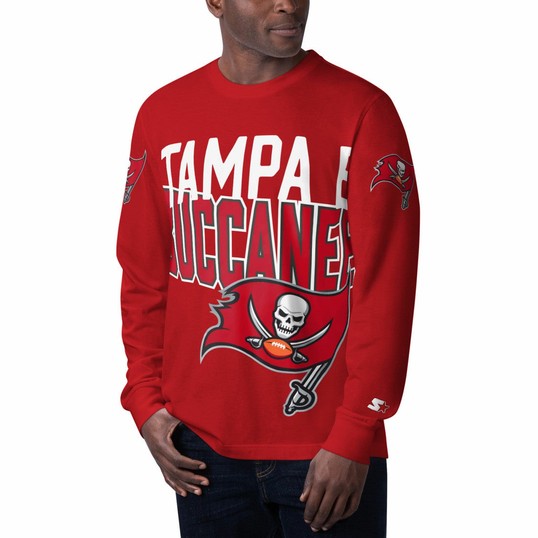 Tampa Bay Buccaneers Starter Clutch Hit Long Sleeve T-Shirt | NFL Discount