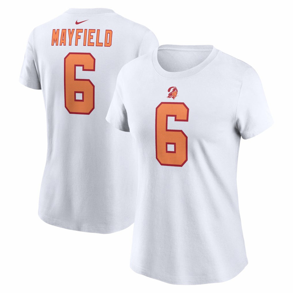 Tampa Bay Buccaneers Baker Mayfield  Women's Name & Number T-Shirt | NFL New