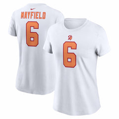 Tampa Bay Buccaneers Baker Mayfield  Women's Name & Number T-Shirt | NFL New