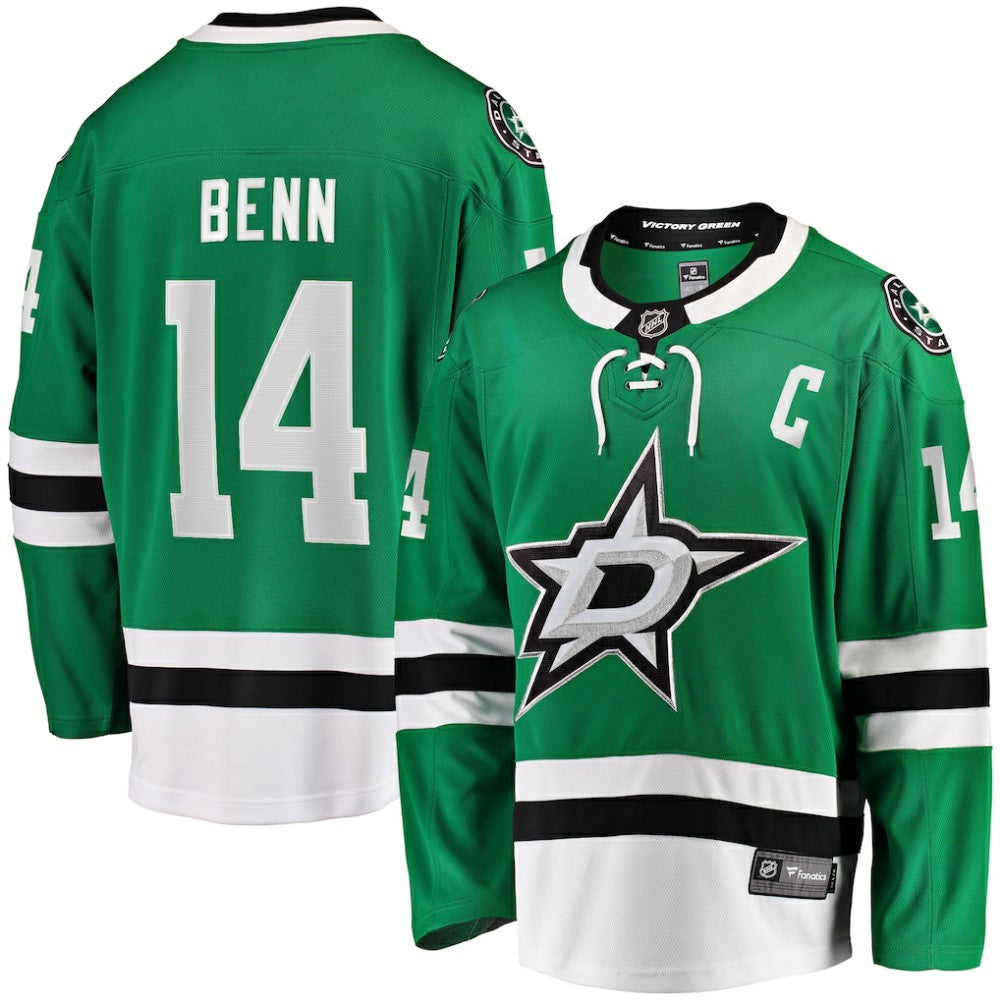 Jamie Benn Dallas Stars Fanatics Captain Patch Home Breakaway Jersey -  NHL Jerseys