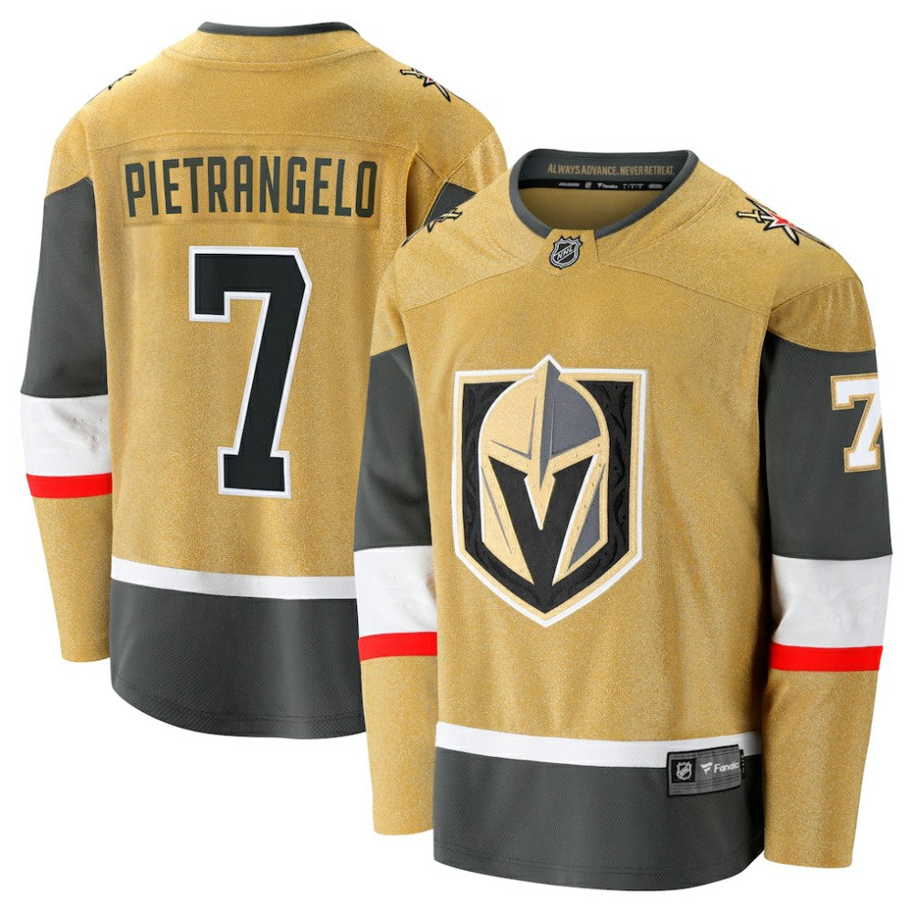 Alex Pietrangelo Vegas Golden Knights Fanatics Home Breakaway Jersey -  NHL Jerseys