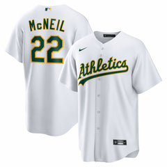 Jeff McNeil Athletics Nike Home Replica Jersey - MLB Jerseys