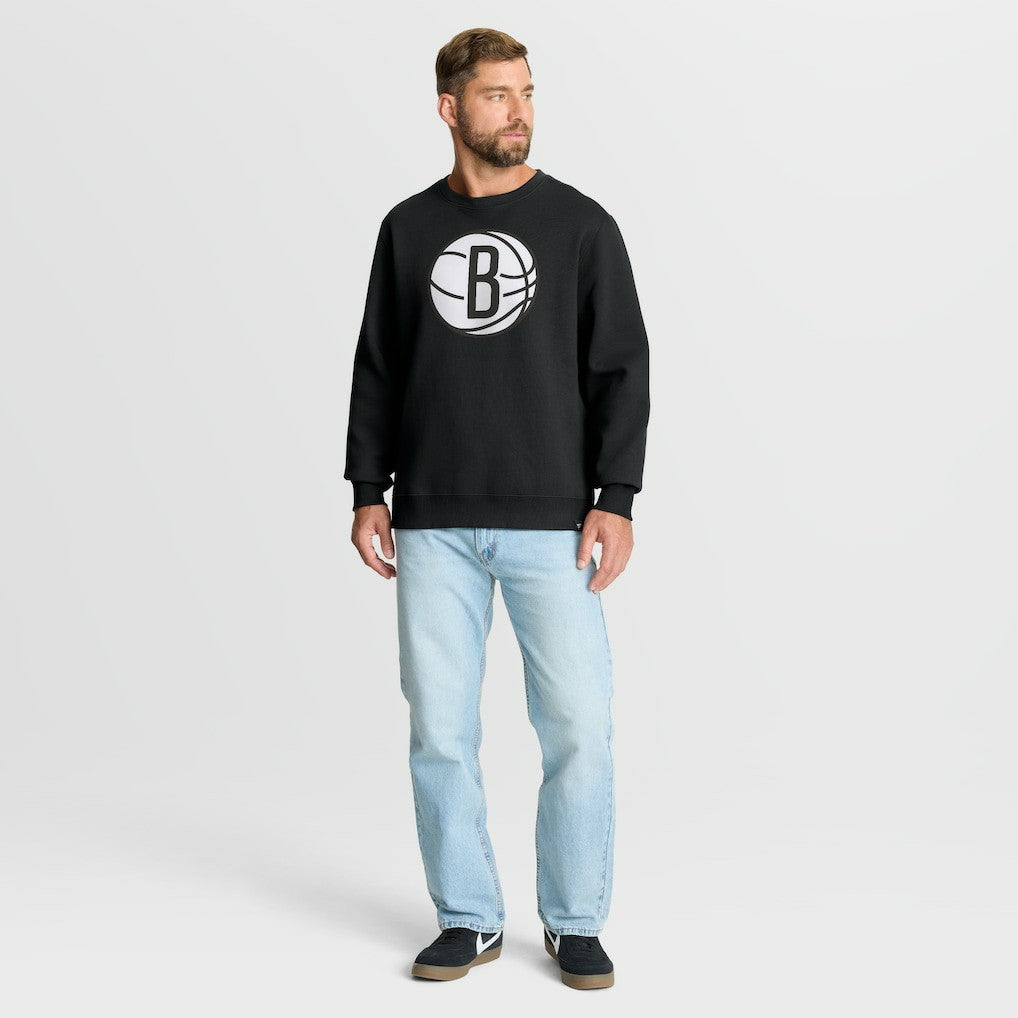 Black Brooklyn Nets Essential Legacy Sweatshirt | NBA