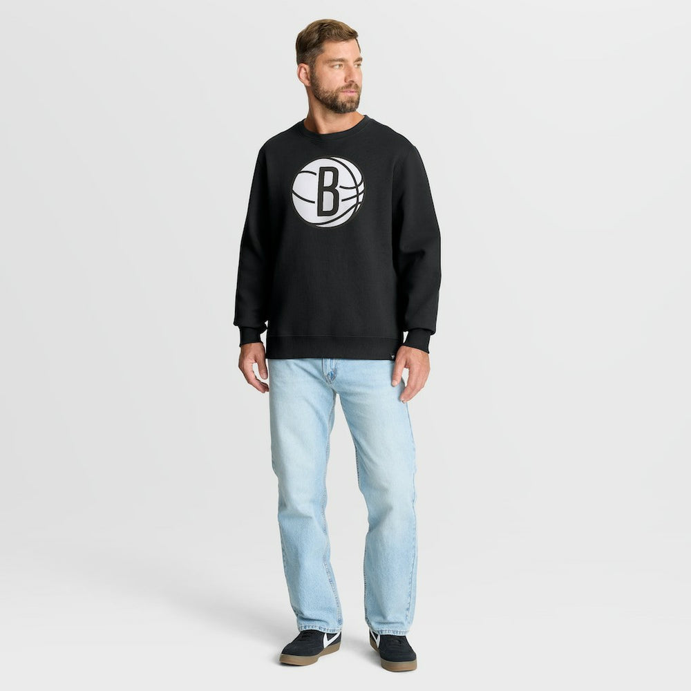 Black Brooklyn Nets Essential Legacy Sweatshirt | NBA