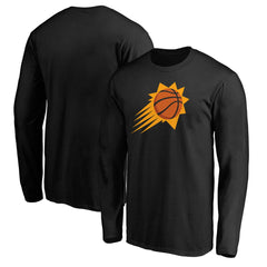 Black Phoenix Suns Primary Logo Long Sleeve T-Shirt | NBA