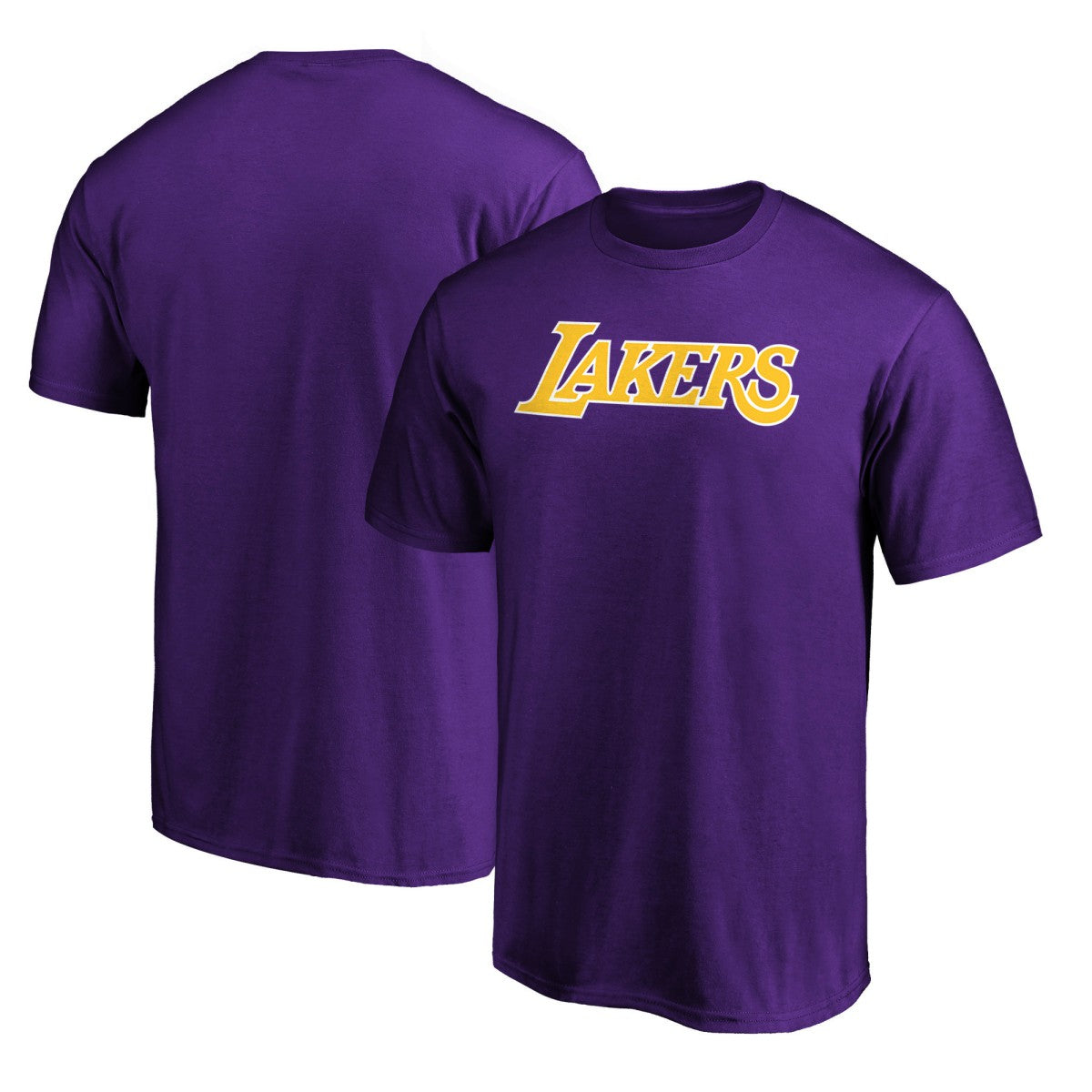 Purple Los Angeles Lakers Wordmark Alt T-Shirt | NBA