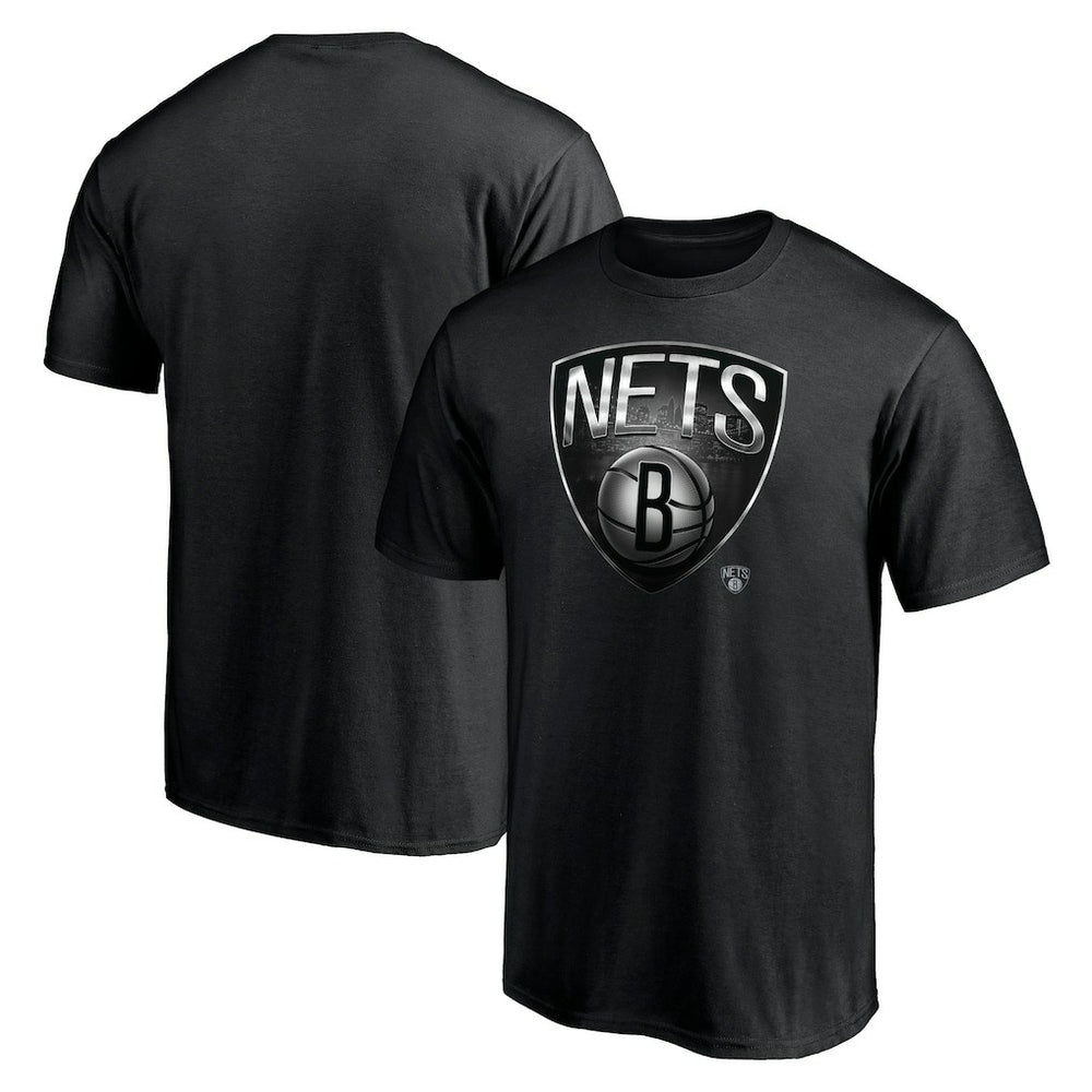 Black Brooklyn Nets Midnight Mascot T-Shirt | NBA