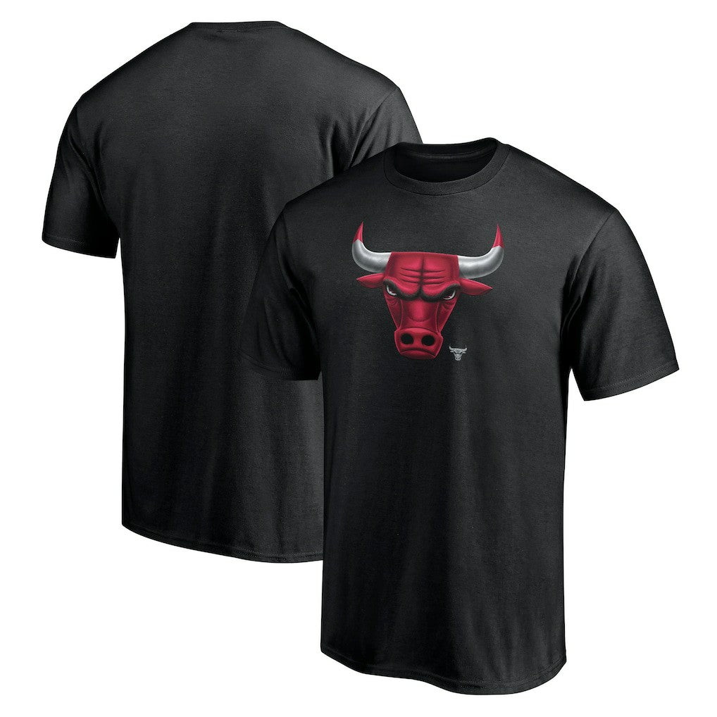 Black Chicago Bulls Midnight Mascot T-Shirt | NBA
