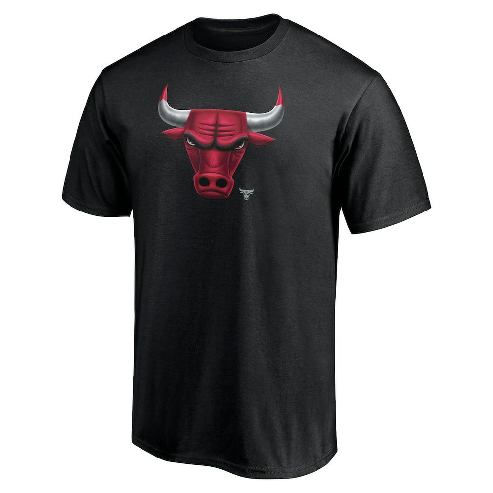 Black Chicago Bulls Midnight Mascot T-Shirt | NBA