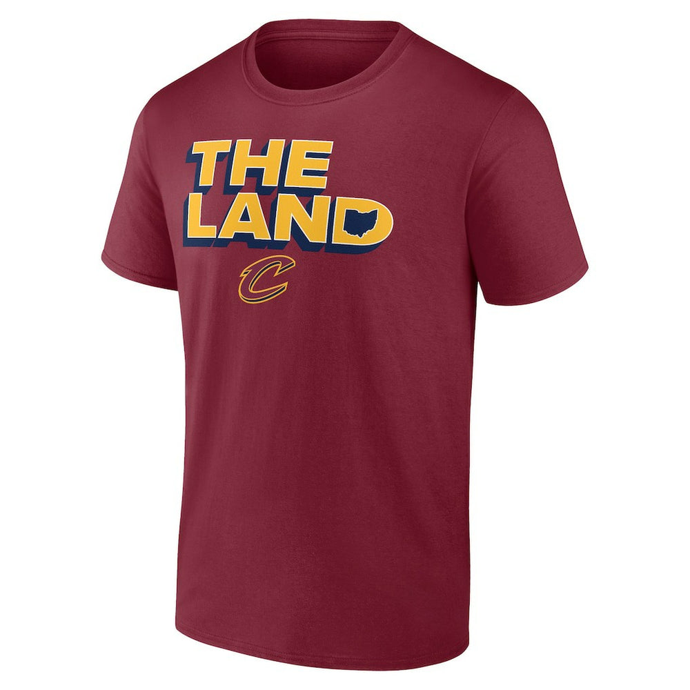 Wine Cleveland Cavaliers Hometown Collection The Land T-Shirt sale | NBA