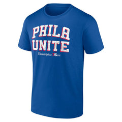 Royal Philadelphia 76ers Hometown Collection Phila Unite T-Shirt | NBA