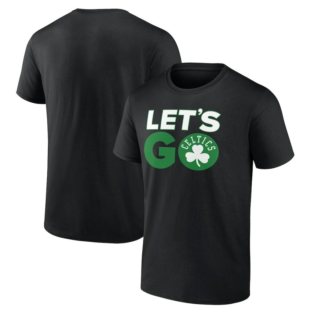 Black Boston Celtics Hometown Collection Let's Go T-Shirt | NBA