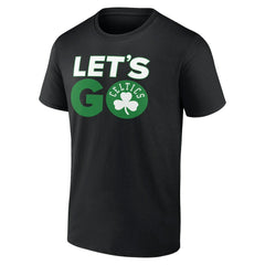 Black Boston Celtics Hometown Collection Let's Go T-Shirt | NBA