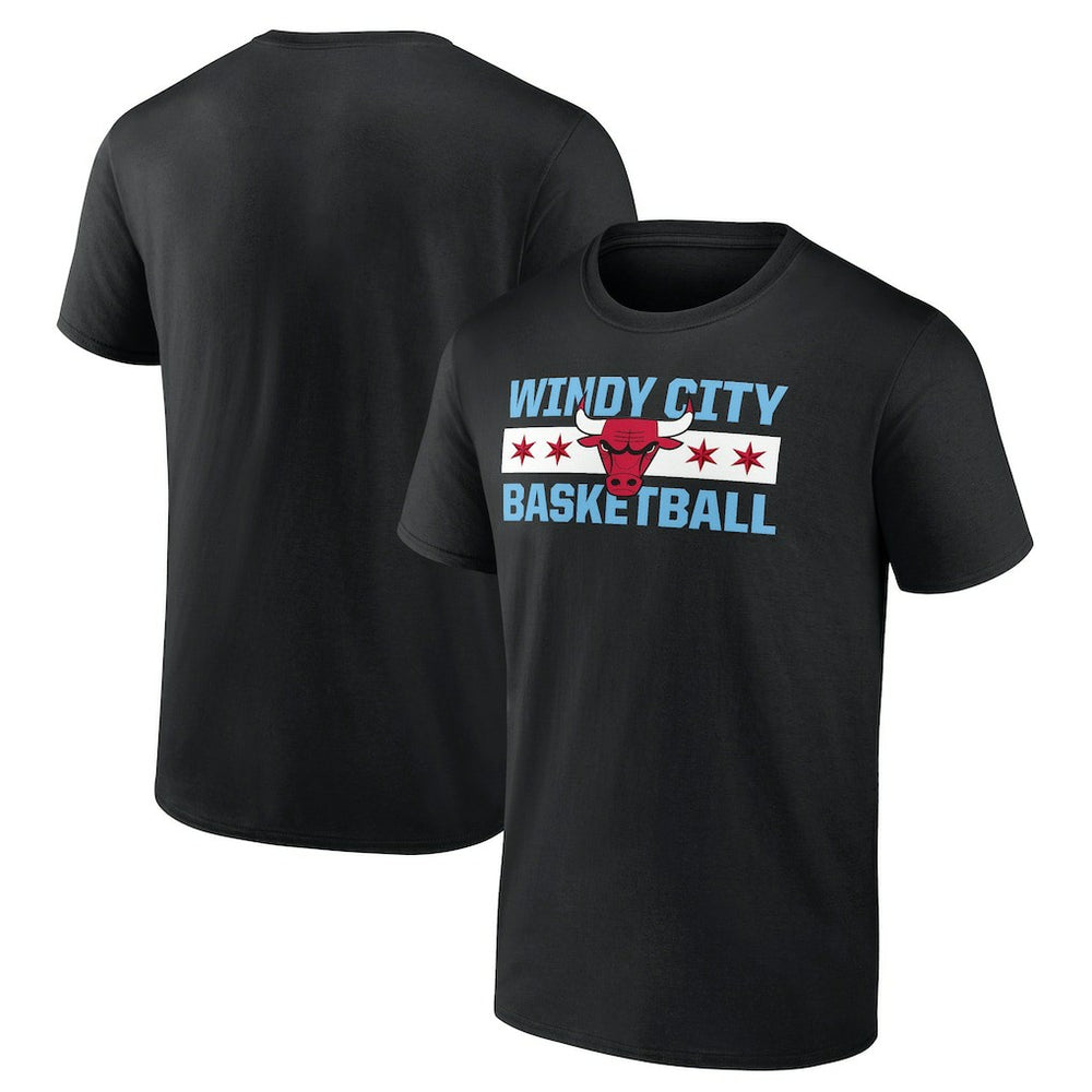 Black Chicago Bulls Hometown Collection Windy City T-Shirt sale | NBA