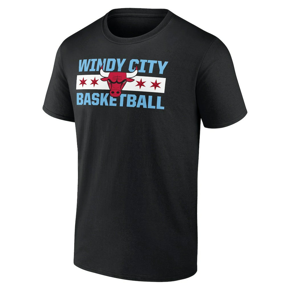 Black Chicago Bulls Hometown Collection Windy City T-Shirt sale | NBA